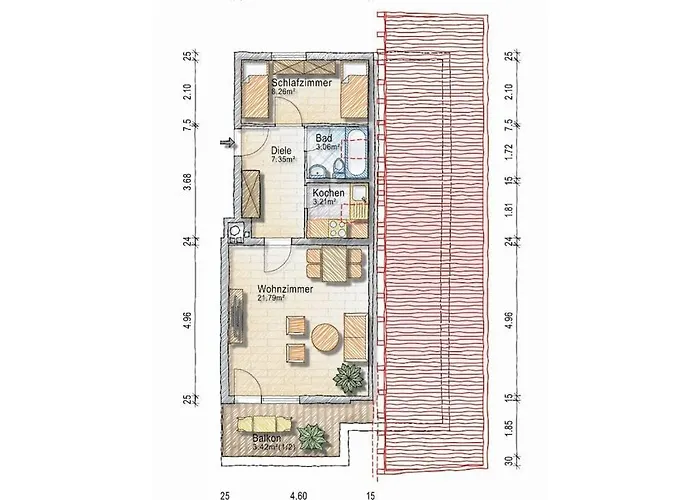 With 2 Bedrooms רייט אים וינקל